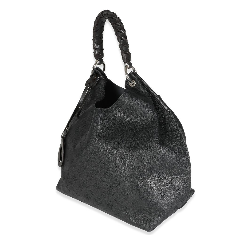 Louis Vuitton Black Monogram Mahina Carmel Hobo - Picture 4 of 7